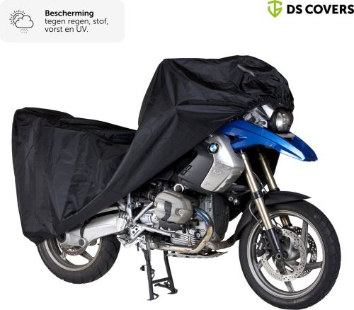 DELTA motorhoes van DS COVERS - Outdoor - Waterdicht - UV bescherming - 300D Oxford - Incl. Opbergzak - Maat L