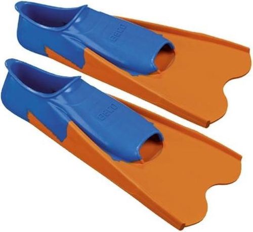 Beco Swimming Flippers Short Junior Bleu/Orange Taille 34/35