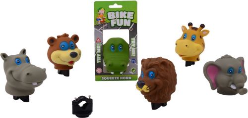 Bike Fun honker animal figure 6 assorted