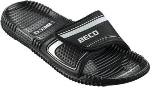 Beco Bathing Slippers With Velcro Black Unisex Size 37