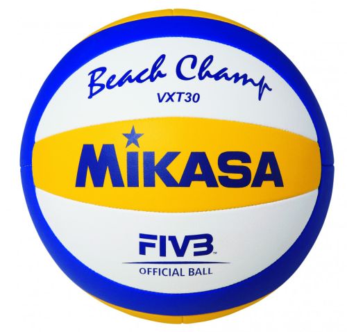 Mikasa Beach volleyball Champ VXT30 - Bleu/Jaune/Blanc