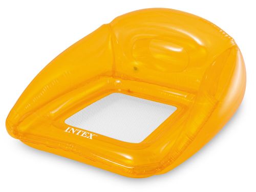 Chaise longue transparente Intex Orange