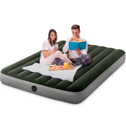 Intex Prestige Matelas gonflable Duvety - Lit français