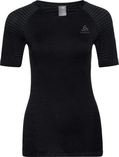 Chemise Thermo Femme Odlo Bl Top Crew Neck S/S Performance Light - Noir - Taille L