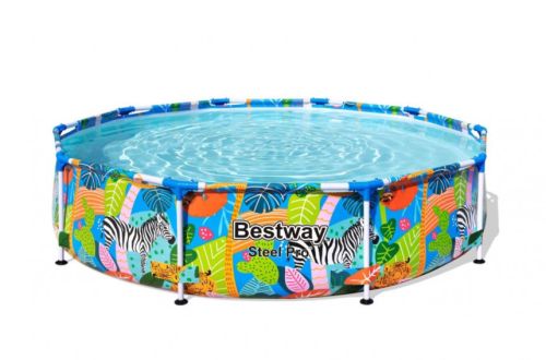 Bestway pool steel pro round jungle - 305 cm