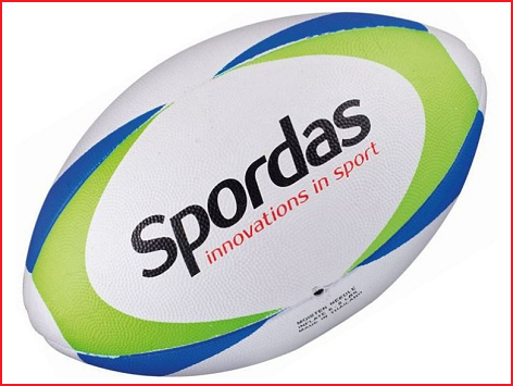 Spordas Max Ballon de Rugby Taille 5