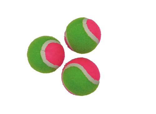 Lot de 3 balles de tennis à boucles