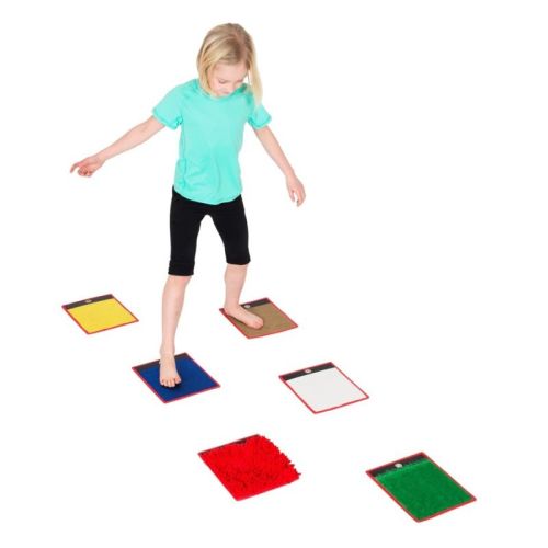 Tapis de sol sensoriel (6 pièces)