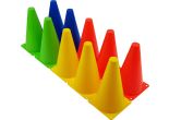 Set de cônes dentraînement Tunturi, 10pcs, 23cm, Multicolore