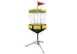 Cible de disc golf portable - Jaune