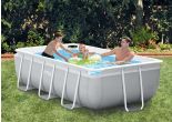 Piscine Intex 300 x 175 x 80 | Rectangle Prism Frame avec filtre pompe