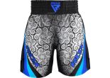 BSS Boxing Training Shorts Satin R2 - Bleu