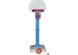 Jeu de basket-ball dextérieur Deluxe 146-178 cm bleu/blanc 4 pièces