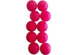 Ballons de football de table Fas 10 pièces Fuchsia