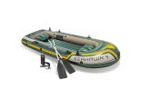 Intex Seahawk 4 Set | Bateau gonflable pour quatre personnes avec pagaies et pompe