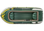 Intex Seahawk 4 Set | Bateau gonflable pour quatre personnes avec pagaies et pompe