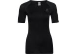 Chemise Thermo Femme Odlo Bl Top Crew Neck S/S Performance Light - Noir - Taille L