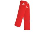 Adidas - Protège-tibias élastiques - Rouge - M