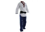 Adidas Poomsae Taekwondo suit Boys White/Light Blue 120cm