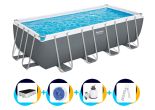 Bestway piscine 488 x 244 x 122 cm | Rectangulaire Power Steel