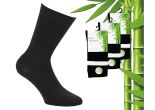 Chaussettes en bambou noires - Taille 35/38