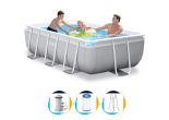 Piscine Intex 300 x 175 x 80 | Rectangle Prism Frame avec filtre pompe