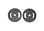 Disques dhaltérophilie olympique Hammer - 2 x 25 KG - Noir