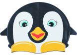 Chapeau de bain en silicone Megaform Pingouin - Noir