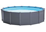 Intex piscine Graphite Panel 478 x 124 cm | Ronde