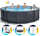 Piscine Intex Graphite Panneau 478 x 124 cm | Rond