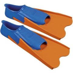 Beco Swimming Flippers Short Junior Bleu/Orange Taille 34/35