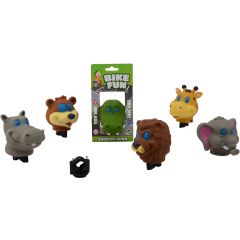 Bike Fun honker animal figure 6 assorted