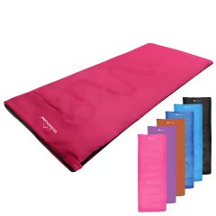 Sac de couchage Oventure SleepPlus - rose | Sac de couchage 3 saisons | Confortable jusqu'à 8 °C | Pour le camping, l'hébergement et les festivals