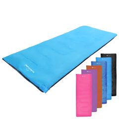 Sac de couchage Oventure SleepPlus - turquoise | Sac de couchage 3 saisons | Confortable jusqu'à 8 °C | Pour le camping, l'hébergement et les festivals