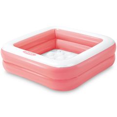 Piscine gonflable carrée rose