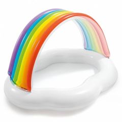 Intex regenboog-wolk babyzwembadje