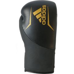 Adidas Speed 200 Gants de boxe noir et or