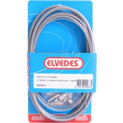 Jeu de câbles de transmission Elvedes 1700 / 2250 mm universel Sturmey Archer acier inoxydable - argent (sur carte)