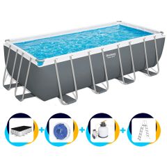 Bestway piscine 488 x 244 x 122 cm | Rectangulaire Power Steel