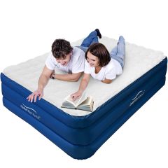 AeroRest Cloud Top matelas à air double | 210 cm de long | Housse de protection amovible