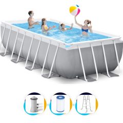 Piscine Intex Prism Frame 488 x 244 x 107 | Piscine rectangulaire pop-up