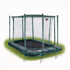 Filet de sécurité Avyna Pro-Line avec poteaux pour trampoline enterré 340 x 240 cm