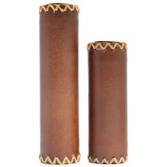 Simson Grips LEDER marron - long/court