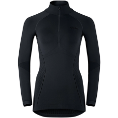 Chemise de sport à manches longues pour femmes|Gris graphite | L