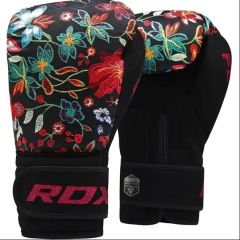 Gants de boxe Fl-3 Floral| Noir 10OZ | 17-19 cm