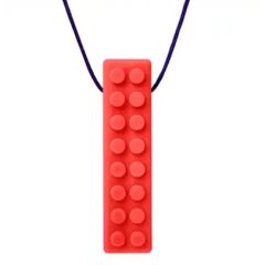 Collier à mâcher ARK's Brick Stick - Rouge (doux)