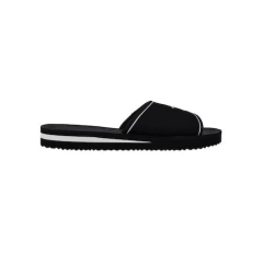 Santorini Badslippers | Zwart/wit | Maat 43