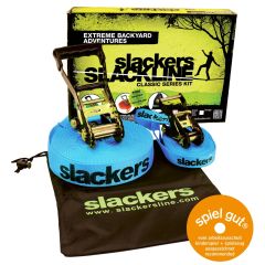 Slackers Set de Slackline "Classic" avec ligne d'apprentissage