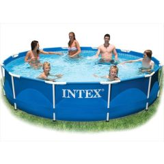 Piscine ronde Intex 366 x 76 | Cadre métallique