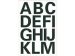 Lettres noires A-Z 25mm